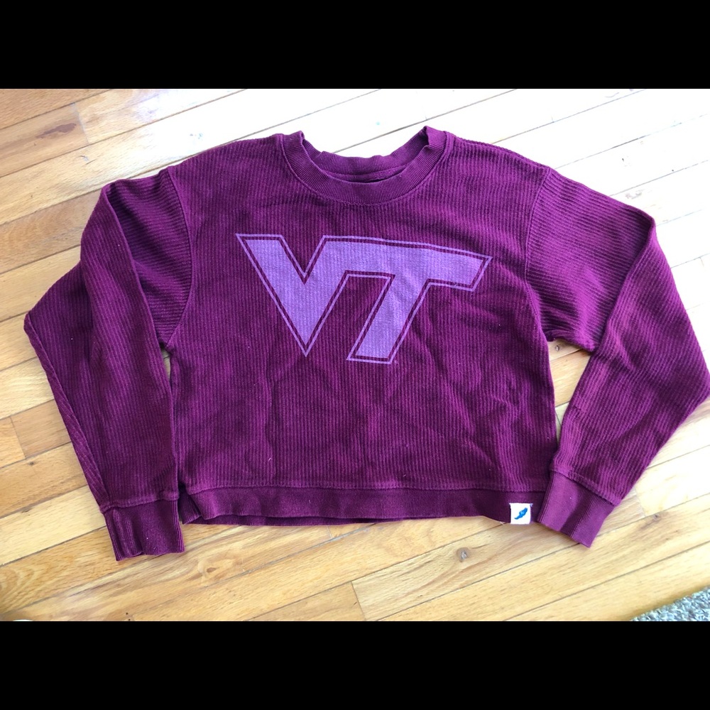 Cropped Virginia Tech sweatshirt